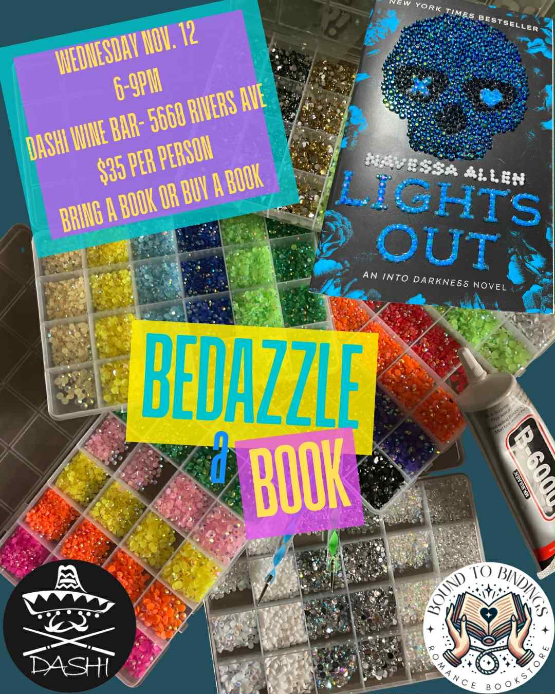 Bedazzle A Book Ticket