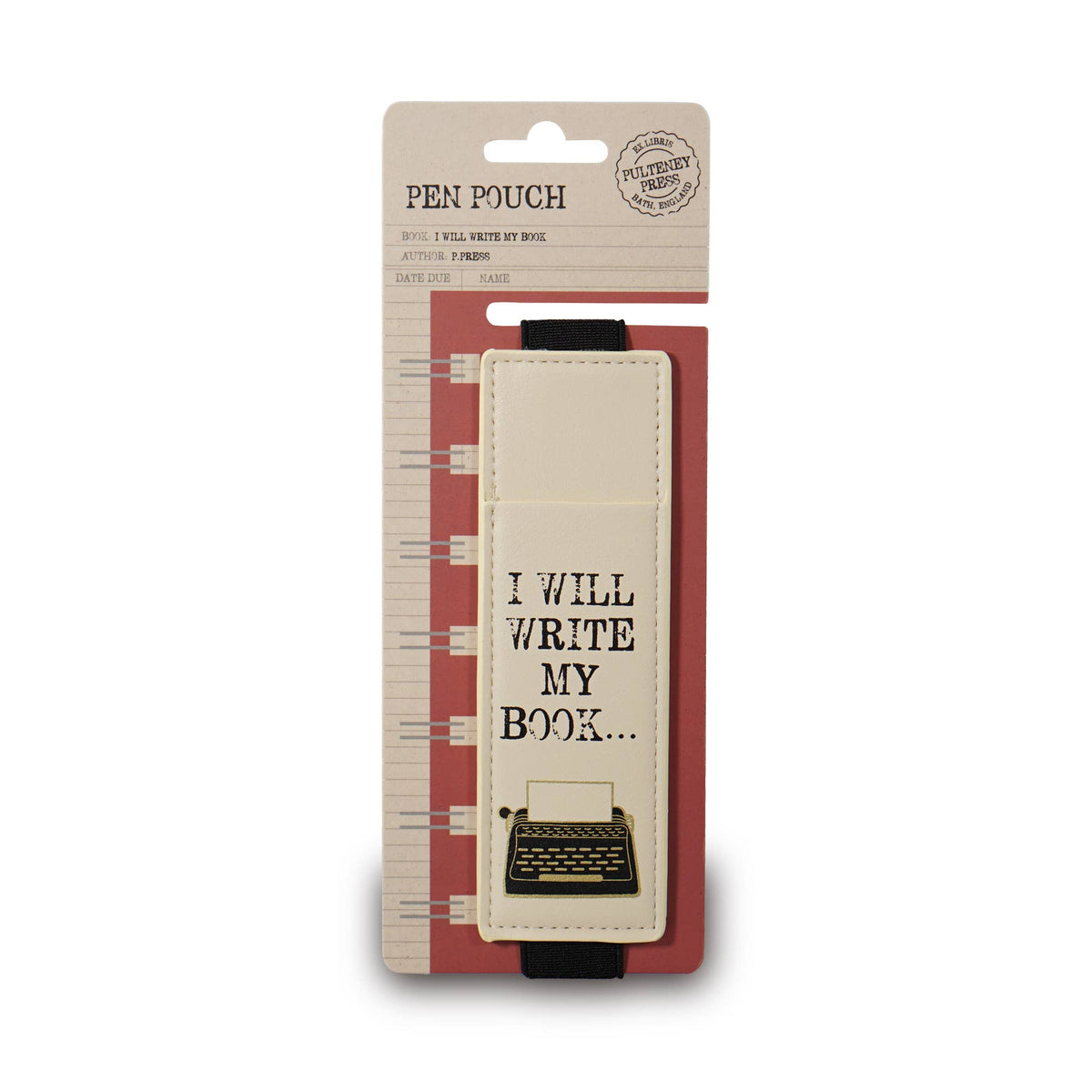Half Moon Bay By Design - Writer Gift Notebook Pen Pouch - I Will Write My Book
