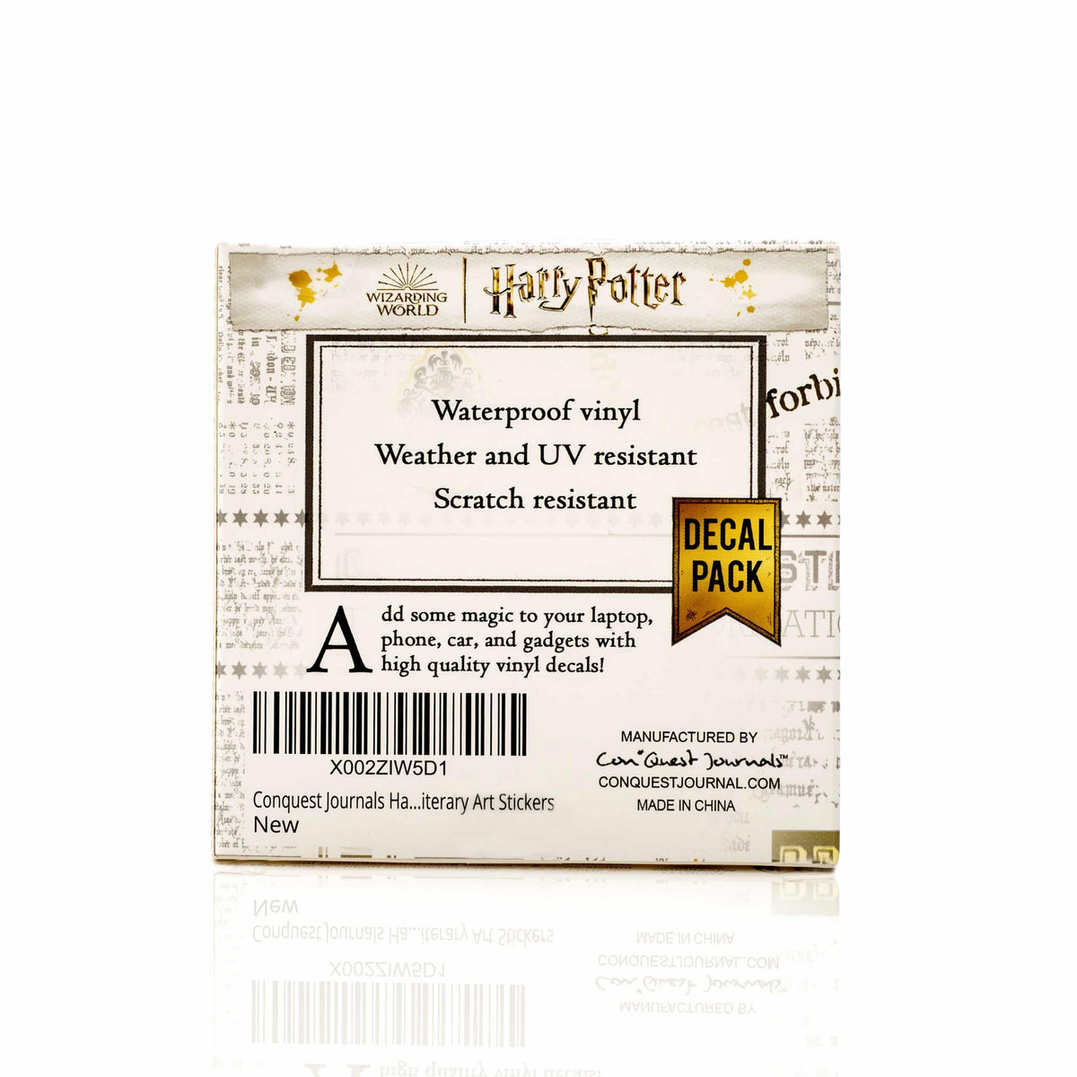 ConQuest Journals - Harry Potter Literary Art Decals (60-Pack)
