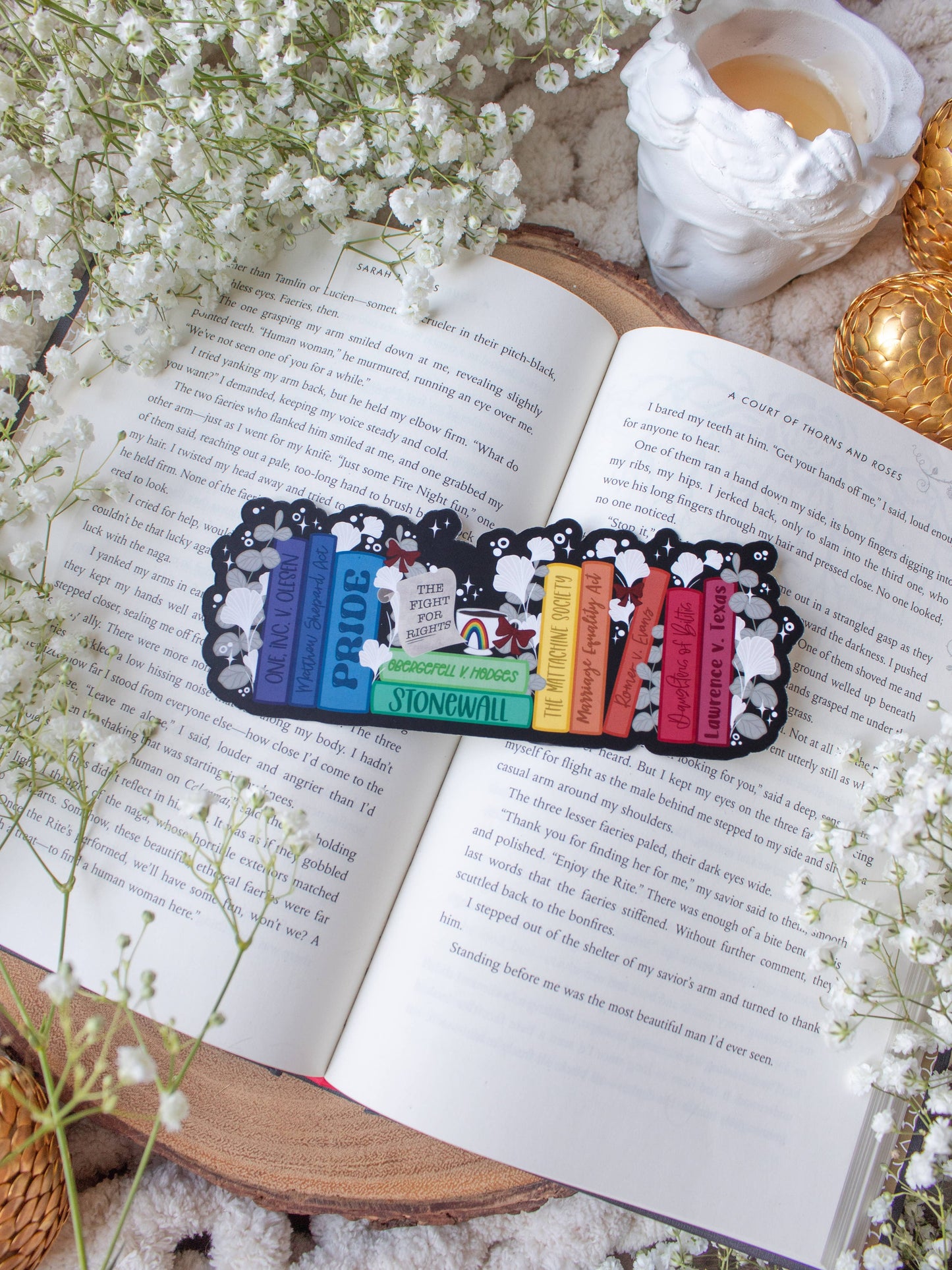 Meaggie Moos - Pride History Die-Cut Bookmark
