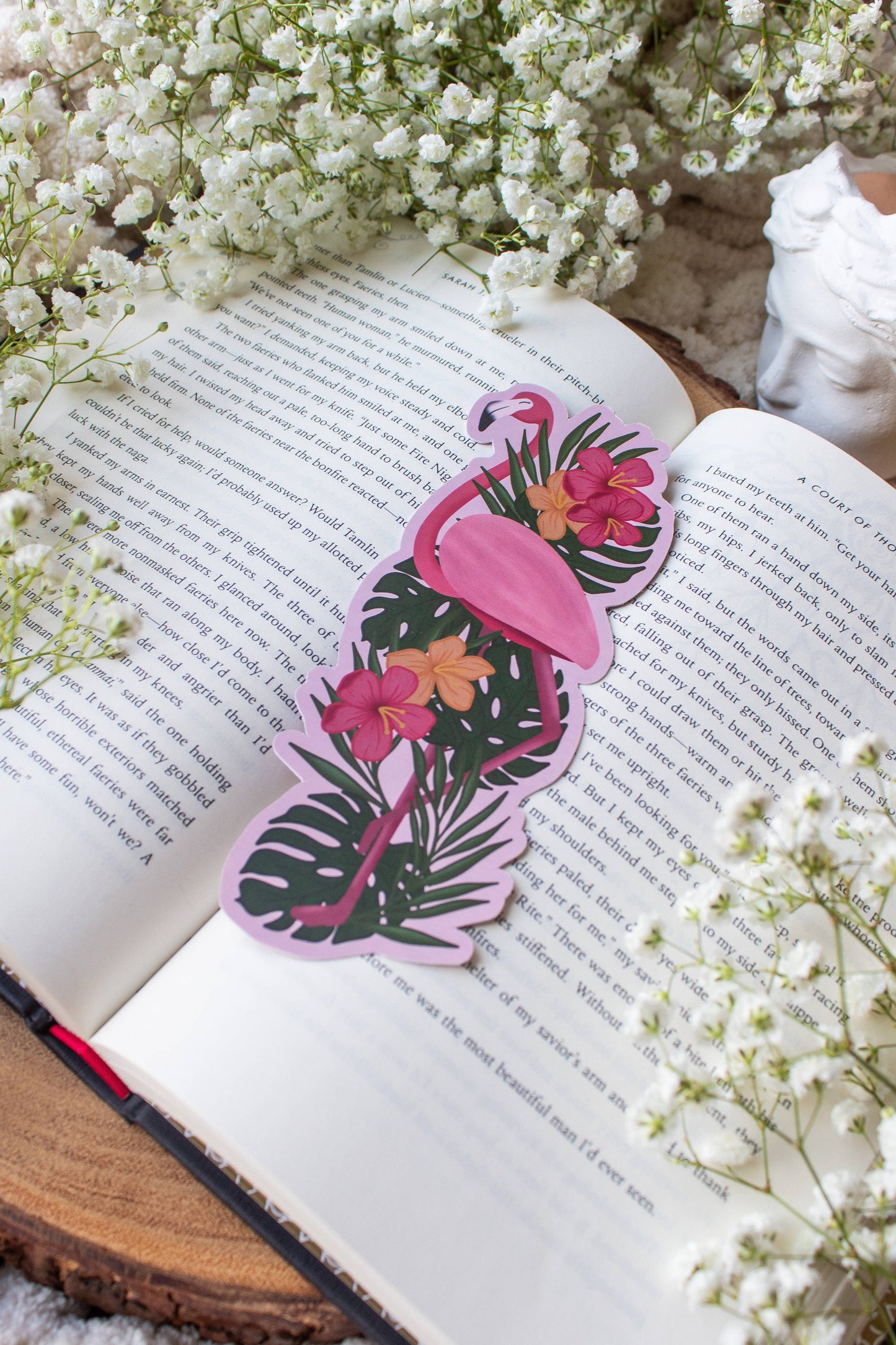 Meaggie Moos - Fabulous Flamingo Summer Die-Cut Bookmark