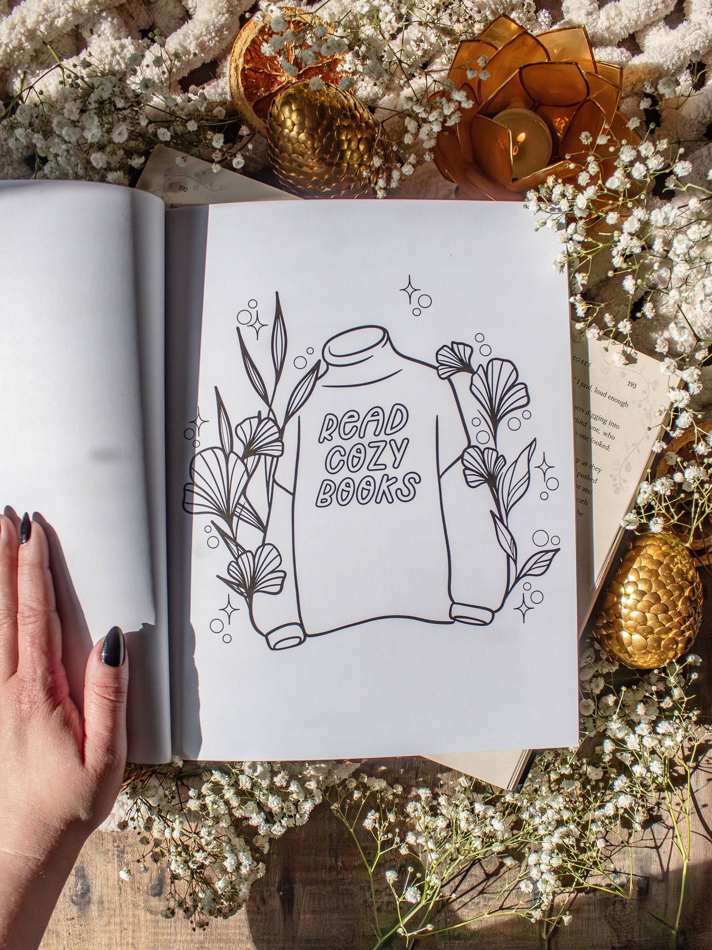Meaggie Moos - Bookish Coloring Book | 40 Coloring Pages For Adult Readers