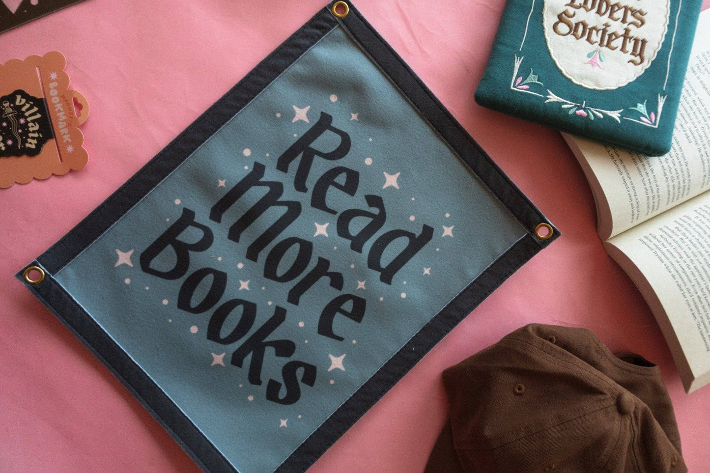 Read More Books Felt Banner