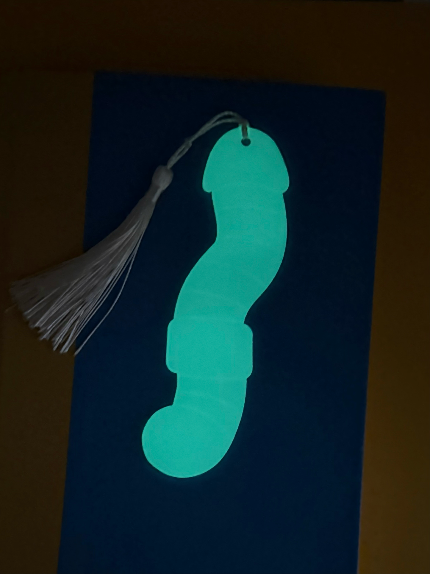 Cockmark - Glow Worm Cockmark Bookmark