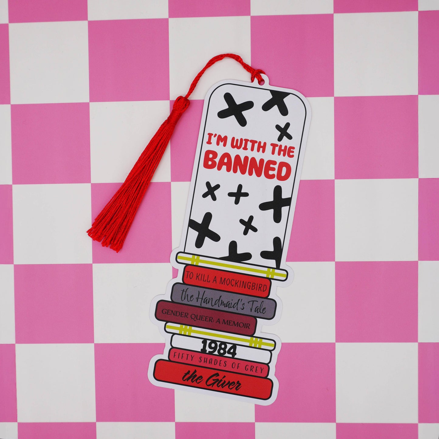 Punchkins - “I’m With the Banned” Bookish Bookmark