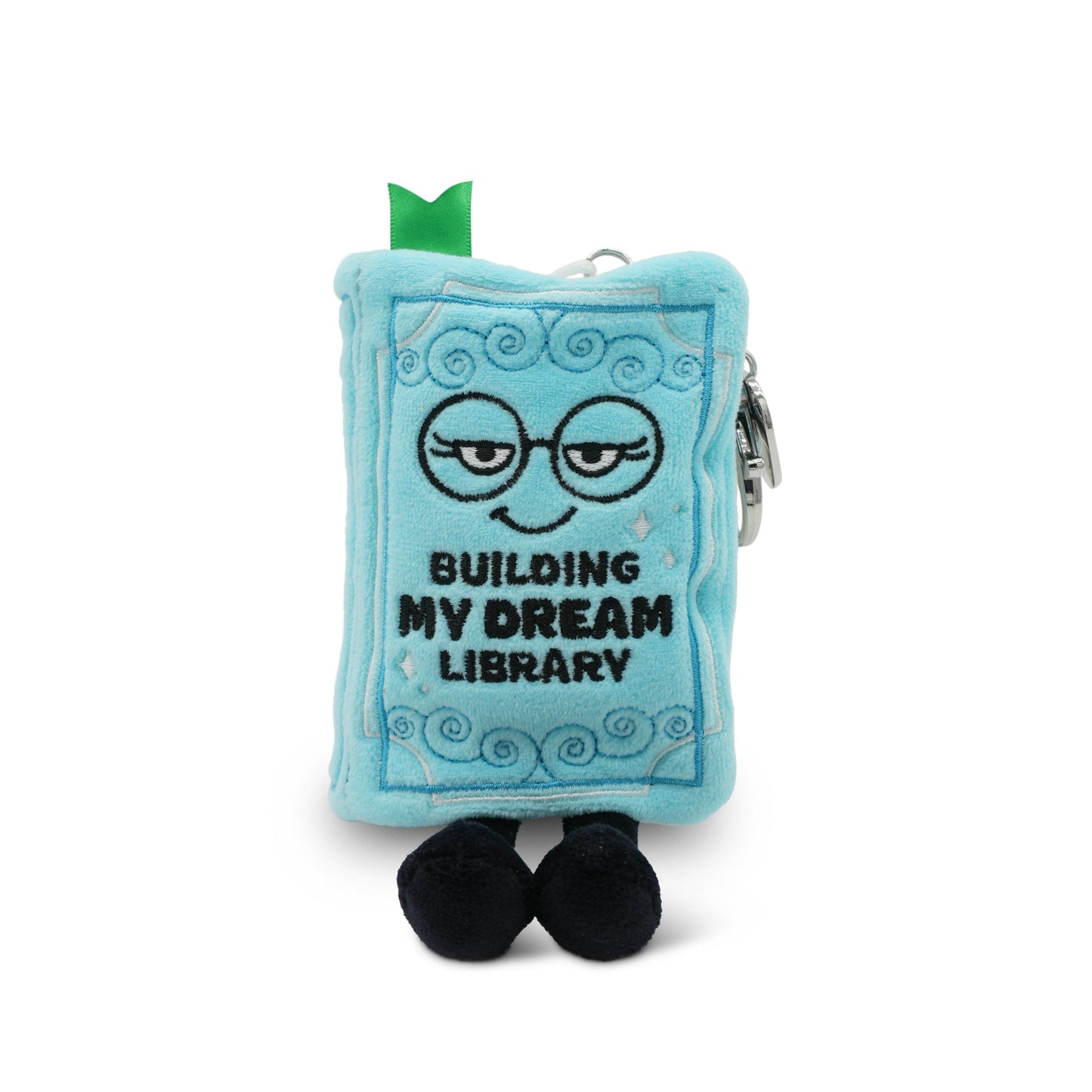 Punchkins - "Building My Dream Library" Book Plush Bag Charm