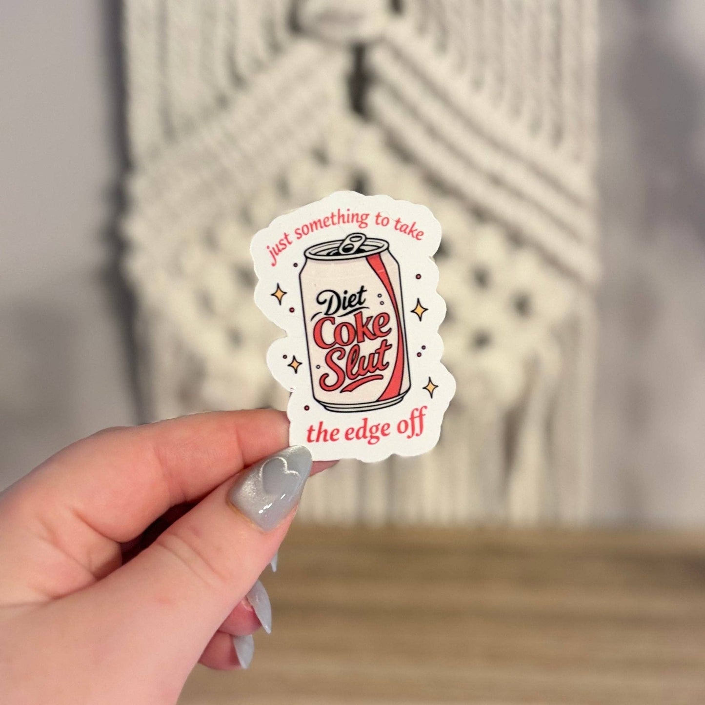 Awfullynerdy.co - Just Something to take the Edge Off Diet Coke Sticker