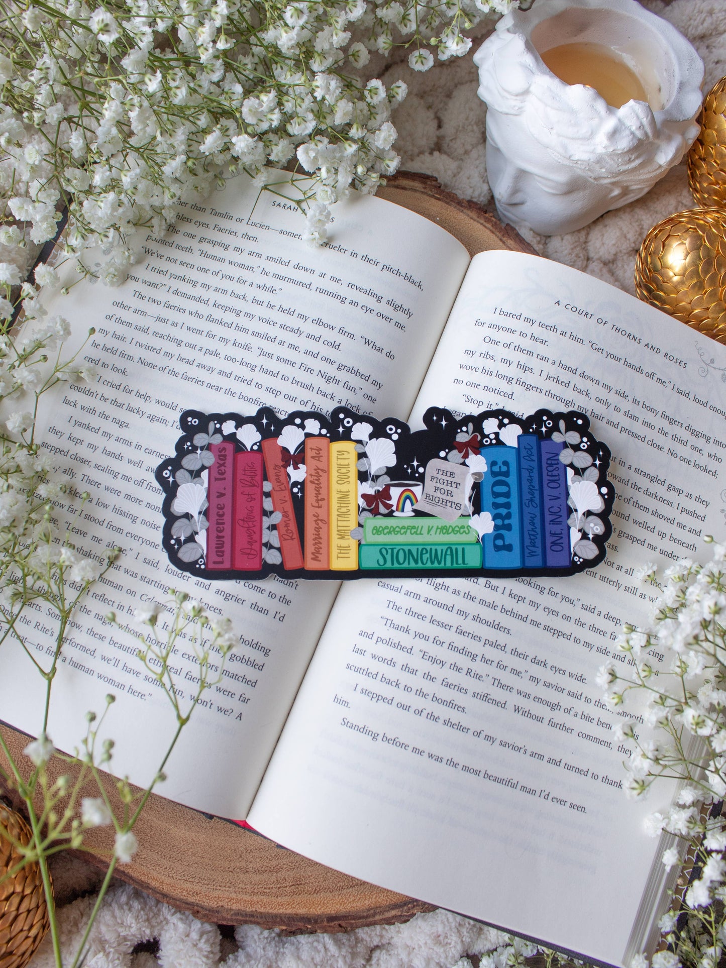 Meaggie Moos - Pride History Die-Cut Bookmark
