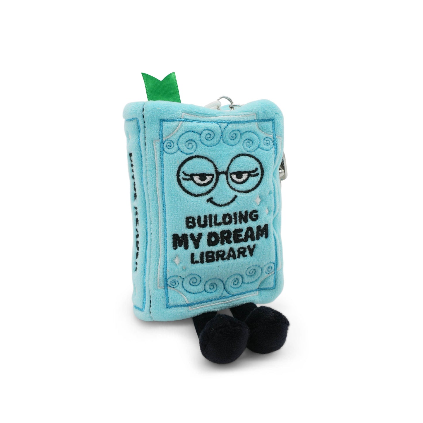 Punchkins - "Building My Dream Library" Book Plush Bag Charm