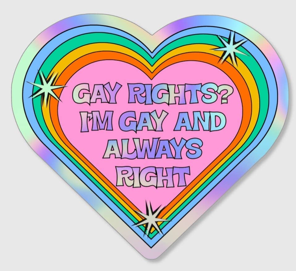 Luxe Trauma - Funny gay rights sticker