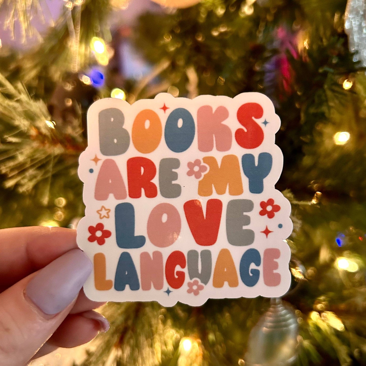Awfullynerdy.co - Books Are My Love Language Sticker