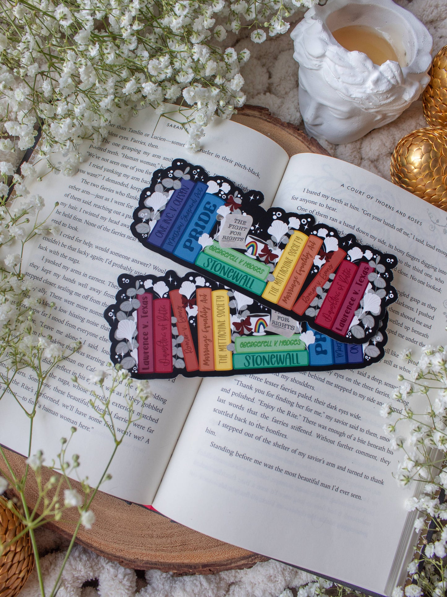 Meaggie Moos - Pride History Die-Cut Bookmark