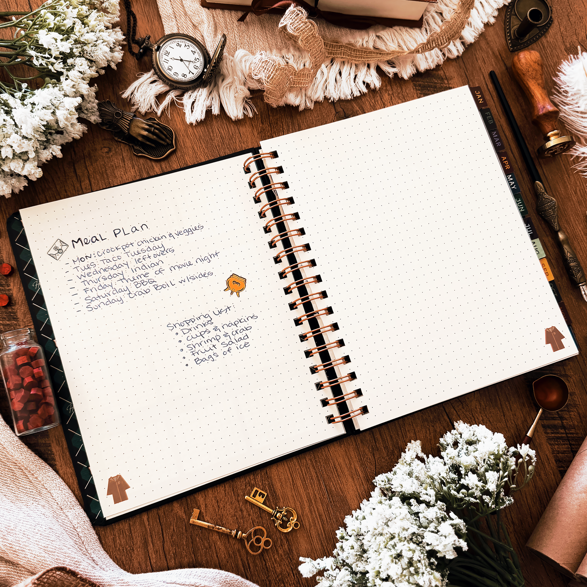 ConQuest Journals - Harry Potter Return to Hogwarts 2027 Weekly Planner, Personal Organizer