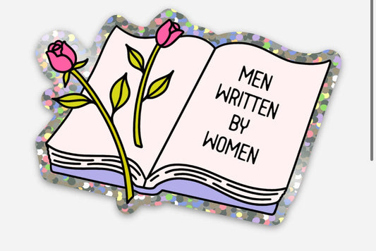 Men Written by Women Bookish Sticker