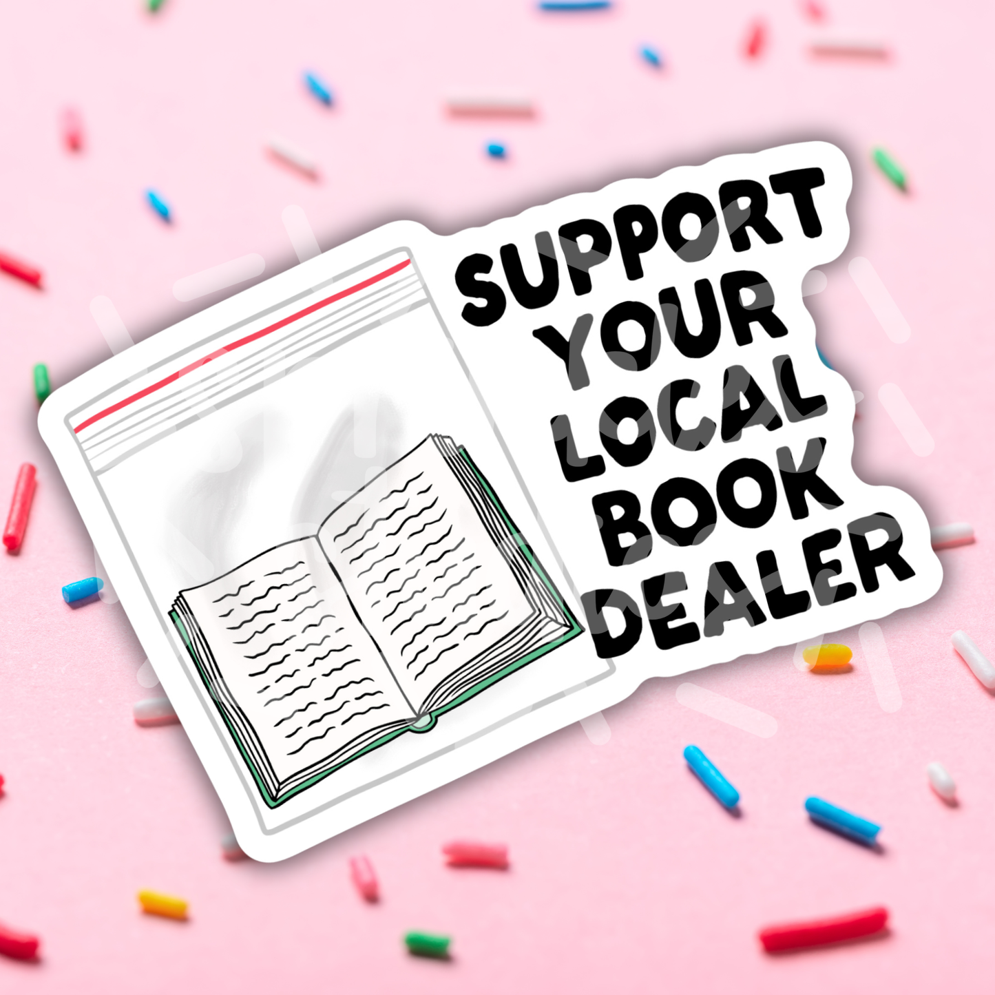 Book Dealer Vinyl Sticker