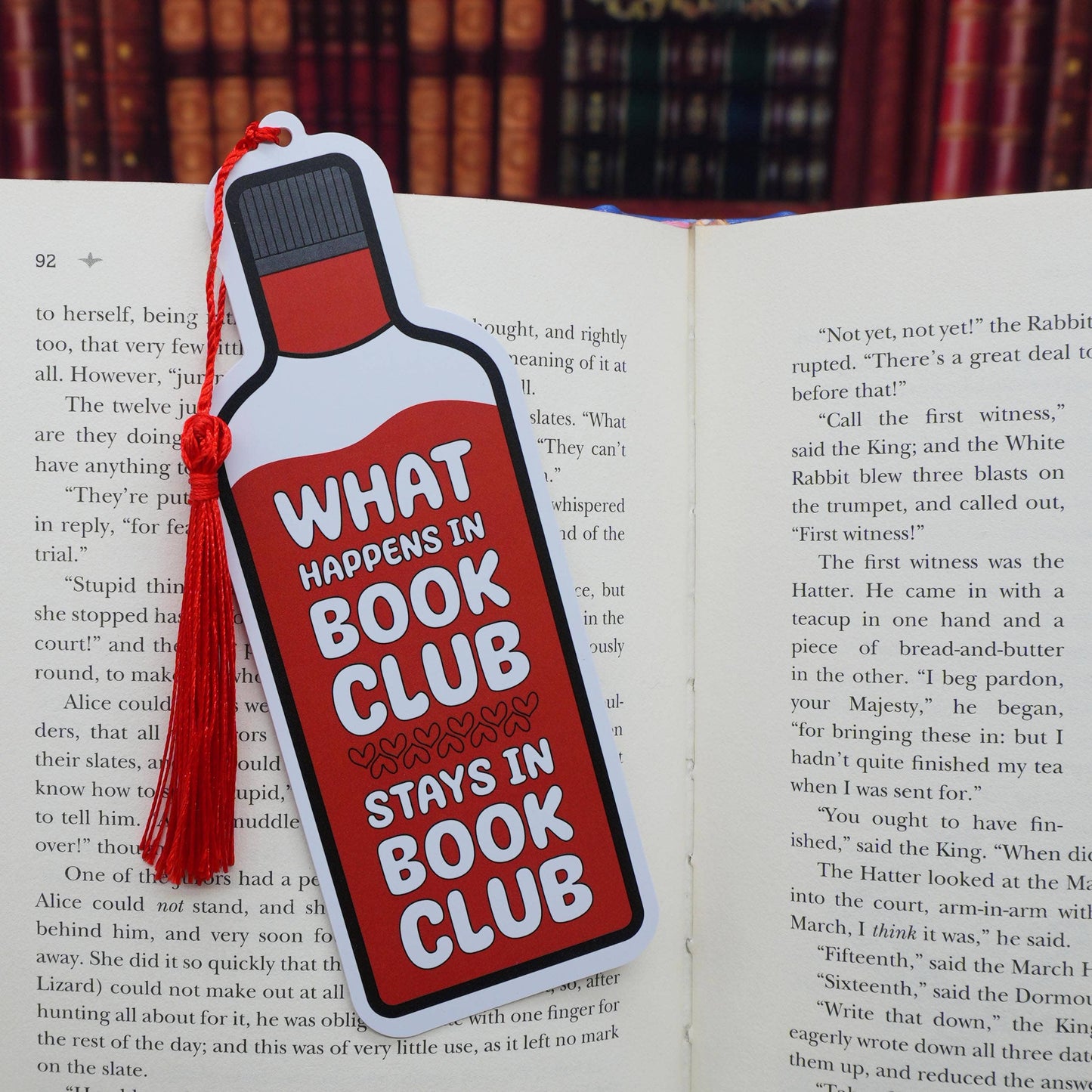 Punchkins - “What Happens in Book Club Stays in Book Club” Bookmark