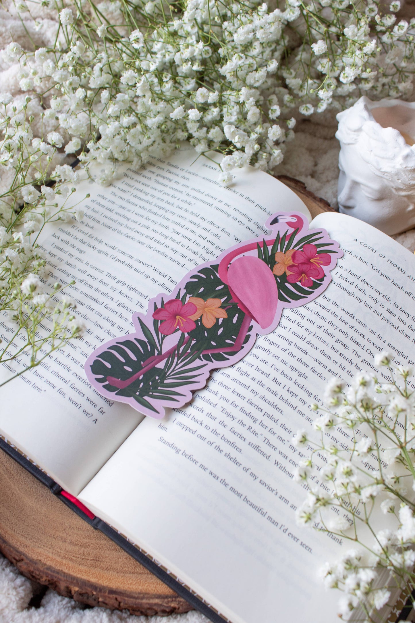 Meaggie Moos - Fabulous Flamingo Summer Die-Cut Bookmark