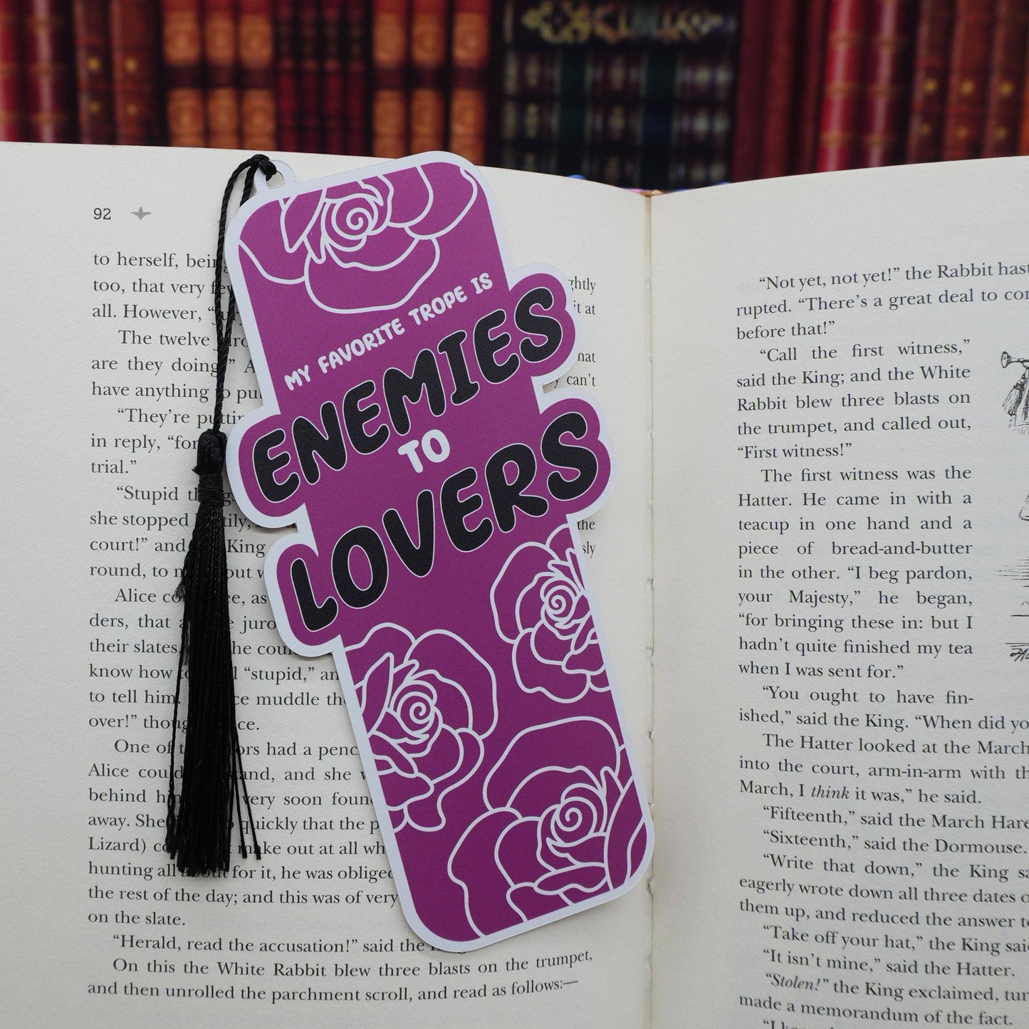 Punchkins - “My Favorite Trope is Enemies to Lovers” Romance Bookmark