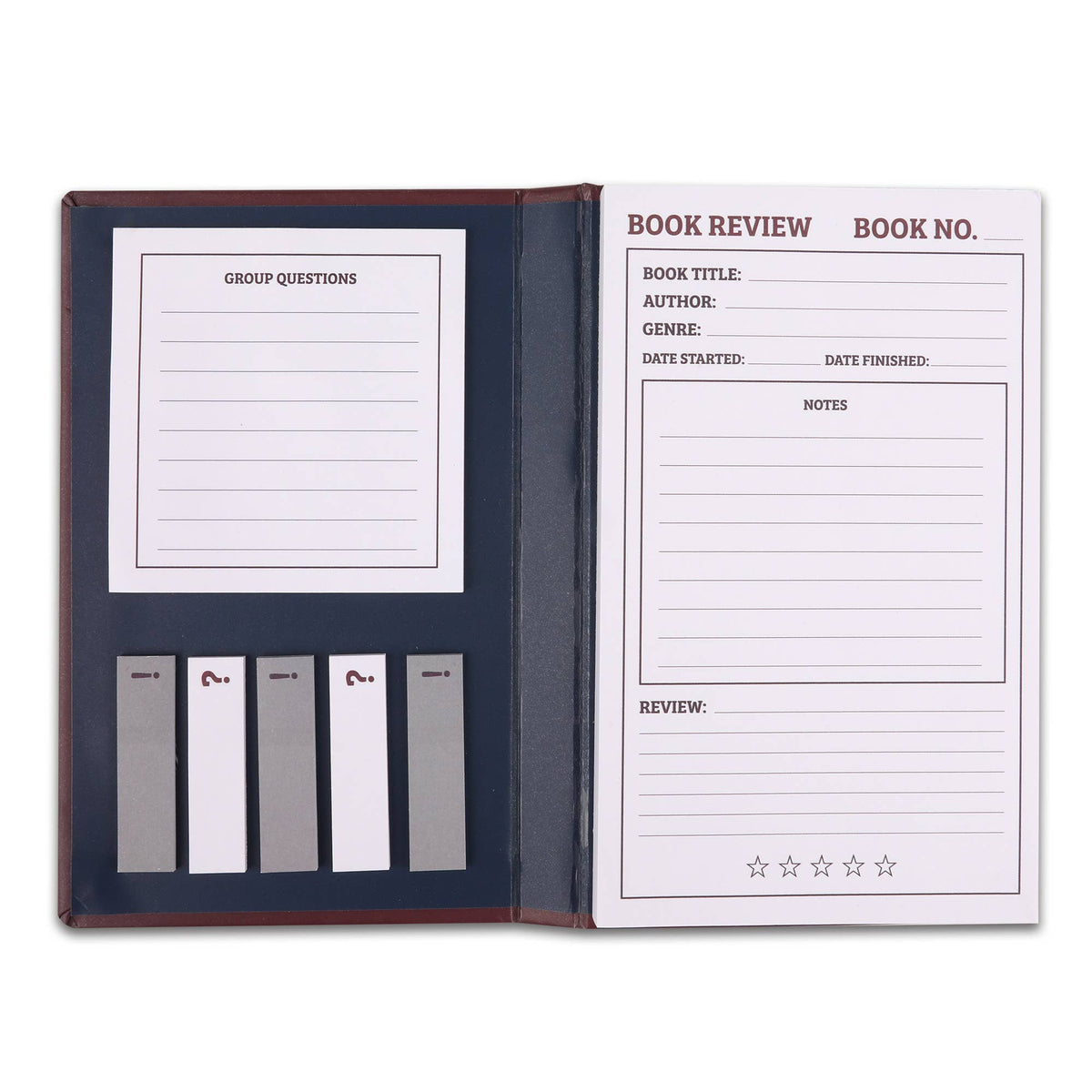 Half Moon Bay By Design - Book Review Sticky Notes Set - Book Club