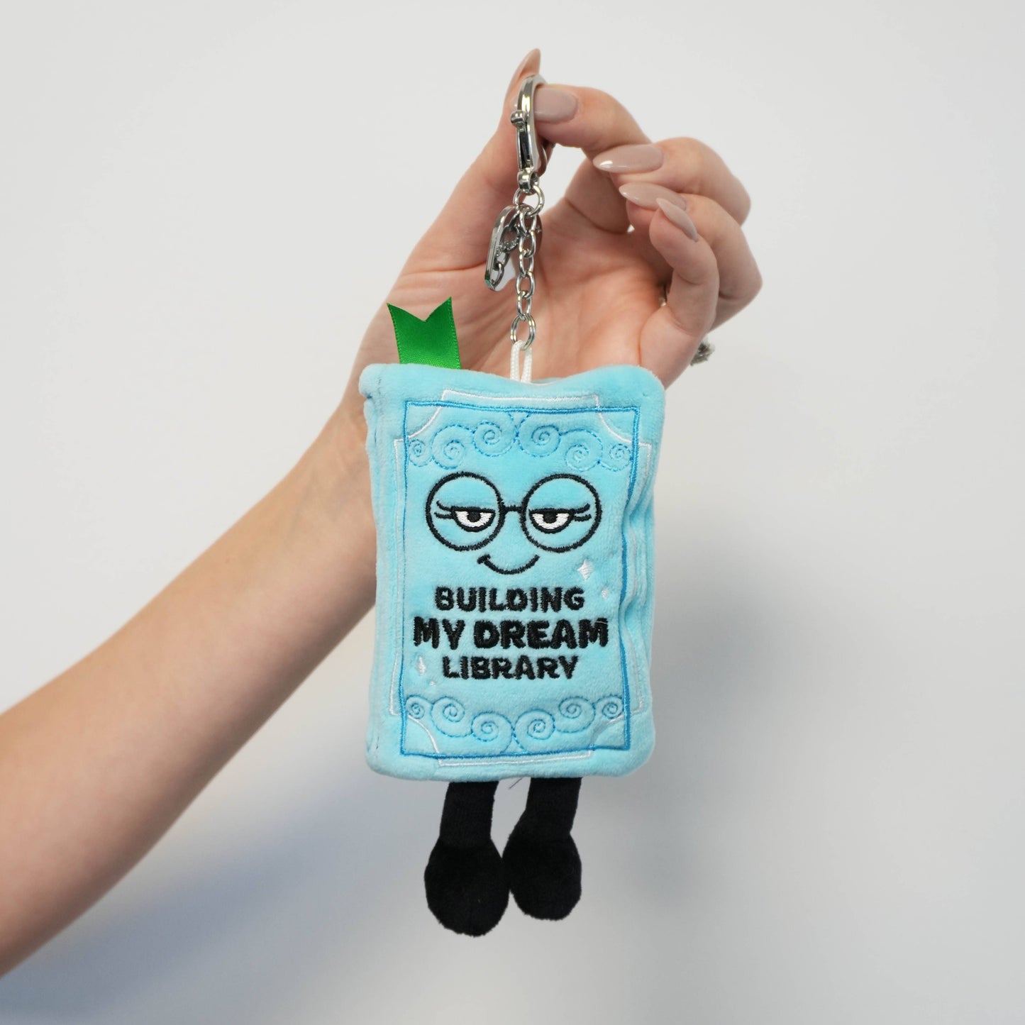 Punchkins - "Building My Dream Library" Book Plush Bag Charm