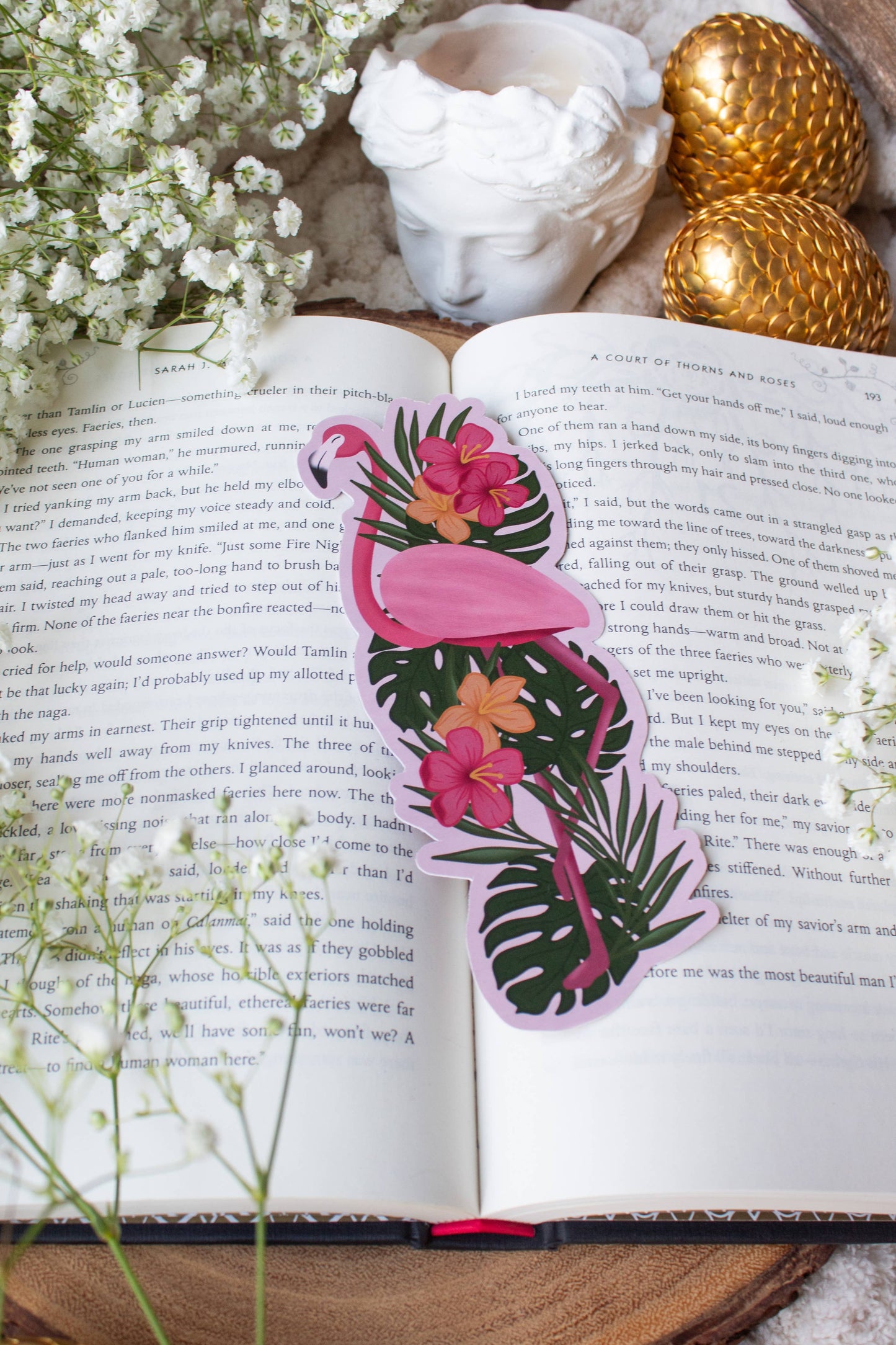 Meaggie Moos - Fabulous Flamingo Summer Die-Cut Bookmark