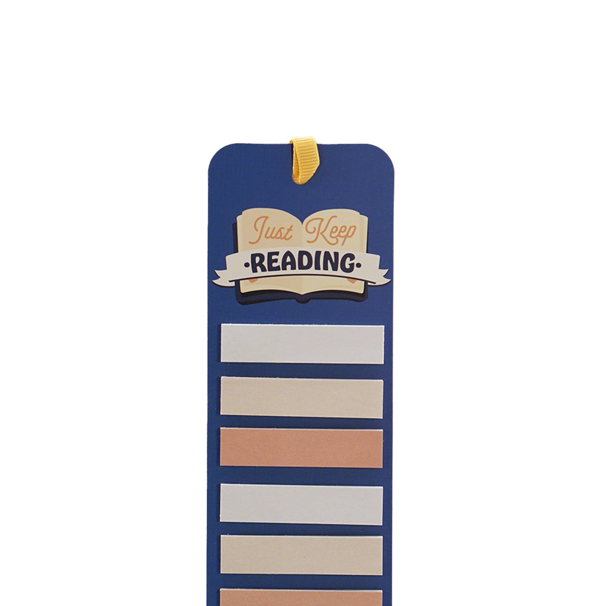Half Moon Bay By Design - Book Lover Bookmark with Sticky Tabs - Keep Reading