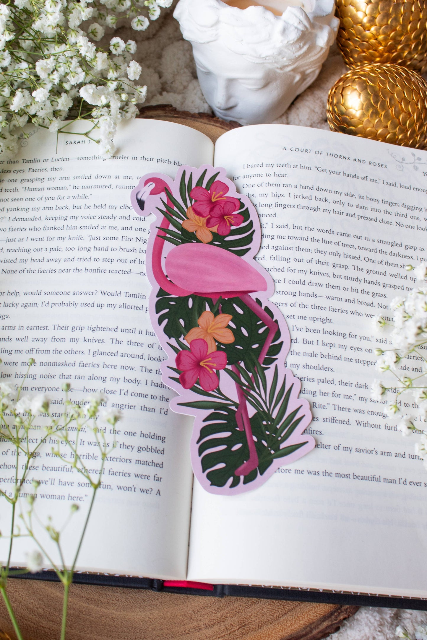 Meaggie Moos - Fabulous Flamingo Summer Die-Cut Bookmark