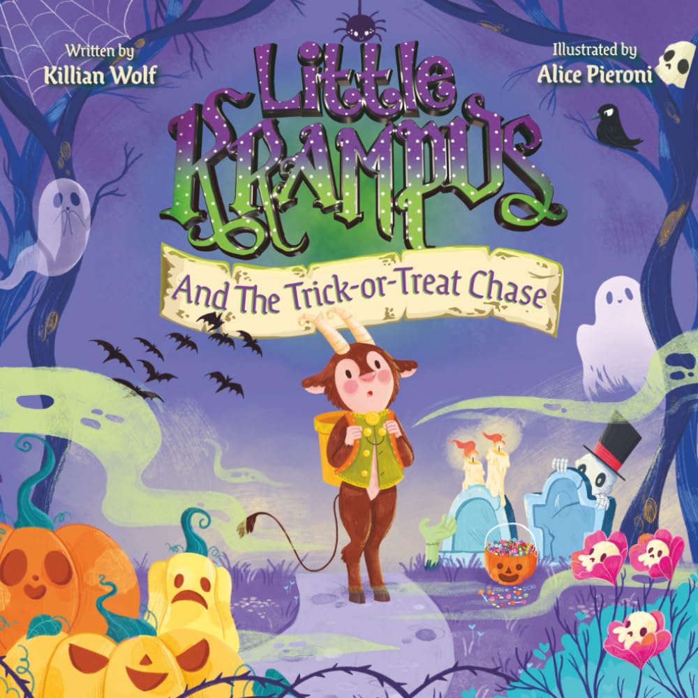 Little Krampus And The Trick-Or-Treat Chase: A Not-So-Scary Halloween Picture Book cover image
