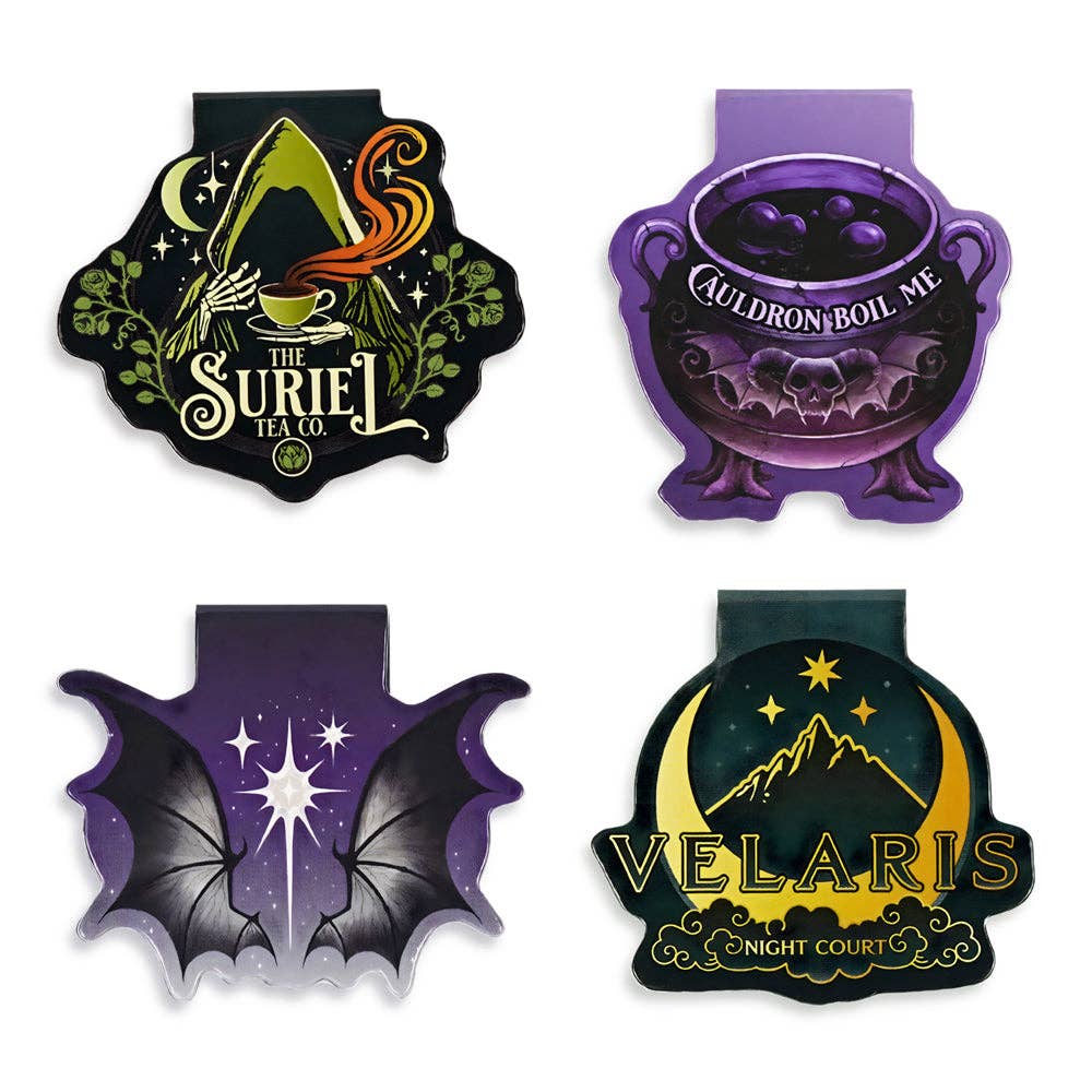 ConQuest Journals - A Court of Thorns and Roses Magnetic Bookmarks (4-Pack)