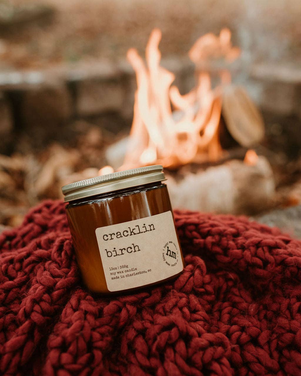 Happy Mama Candle Co - Cracklin Birch