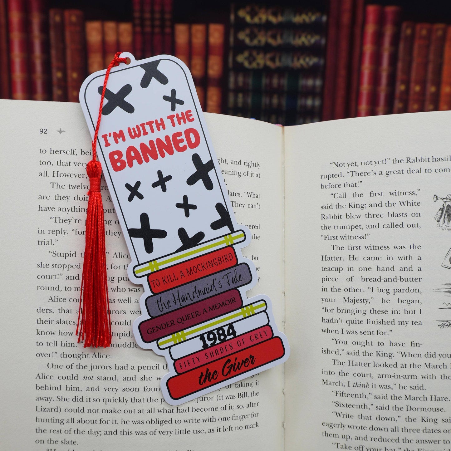 Punchkins - “I’m With the Banned” Bookish Bookmark