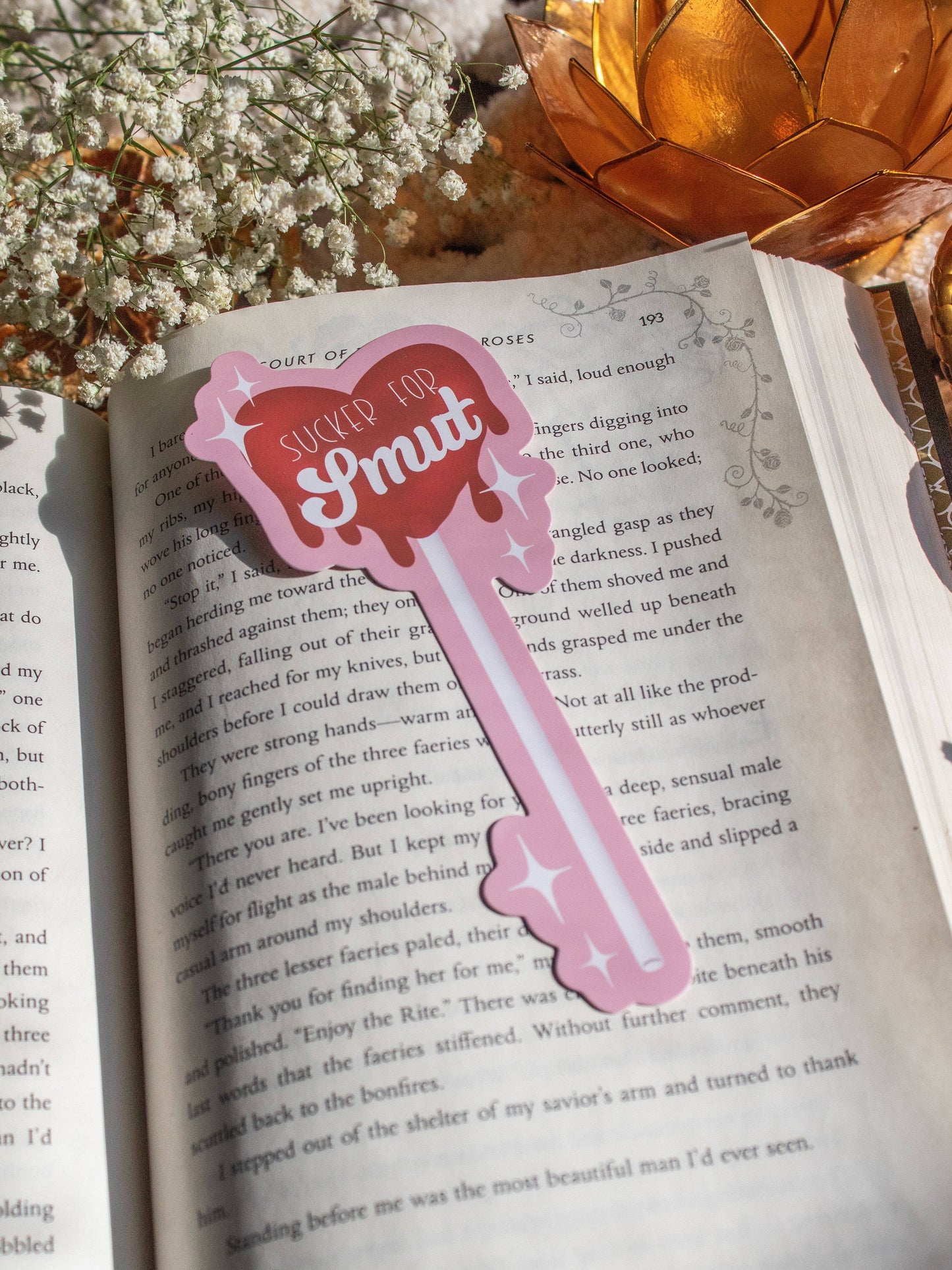 Sucker for Smut Die-Cut Bookmark