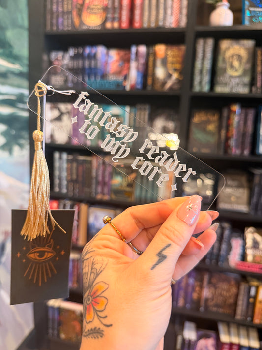 DD- fantasy reader acrylic bookmark
