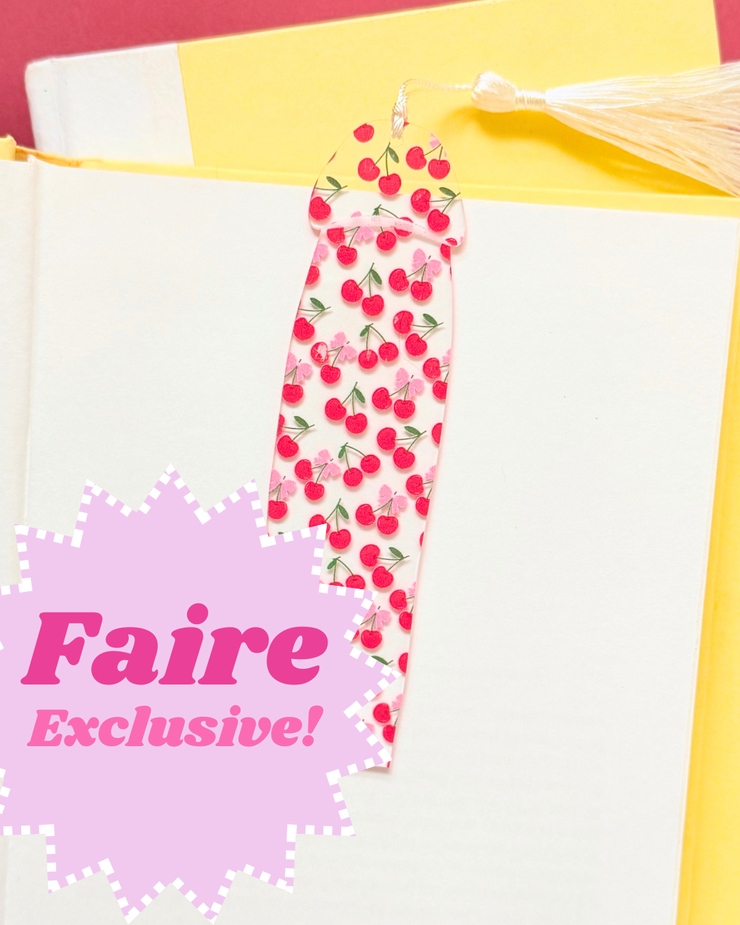 Cockmark - Cherry Cockmark Bookmark