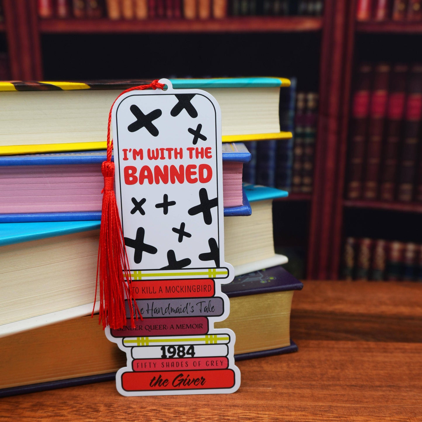 Punchkins - “I’m With the Banned” Bookish Bookmark