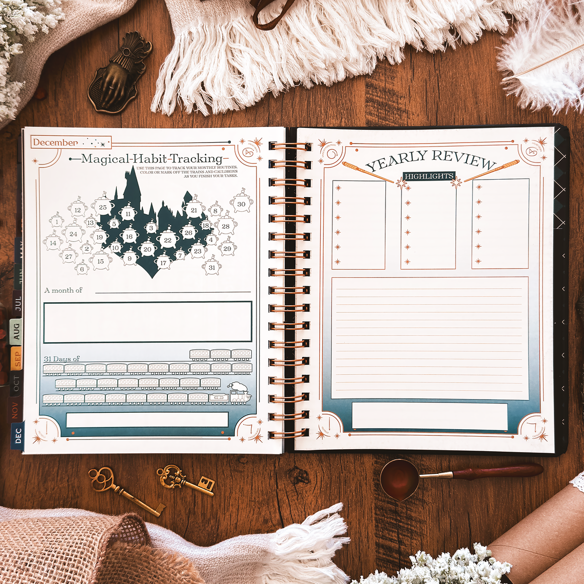 ConQuest Journals - Harry Potter Return to Hogwarts 2027 Weekly Planner, Personal Organizer