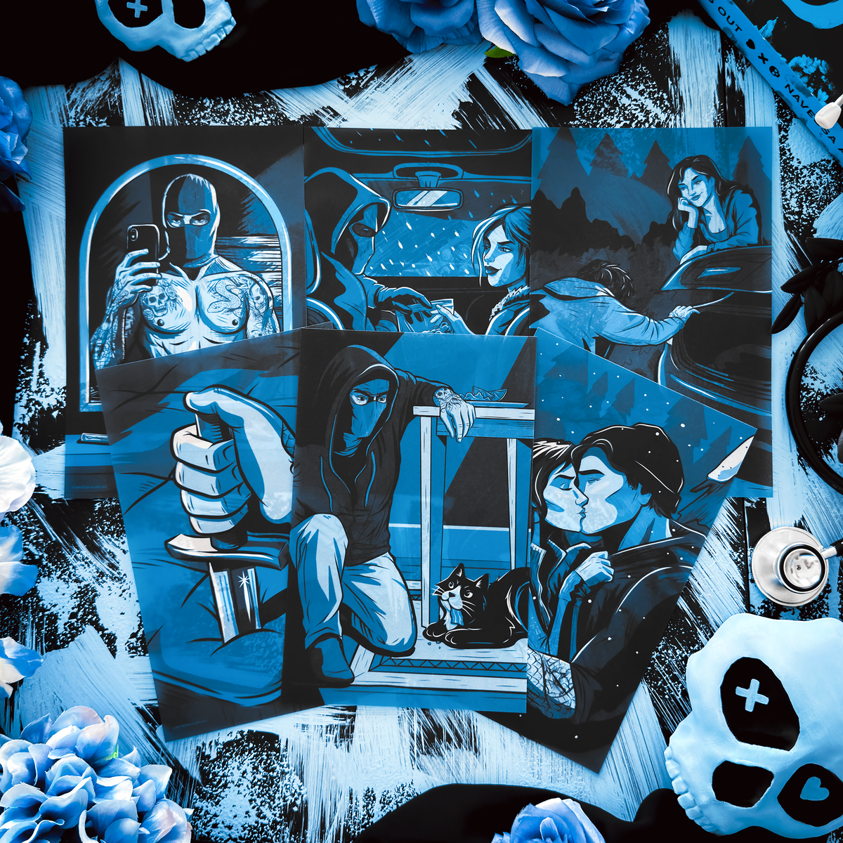 ConQuest Journals - Lights Out Book Scene Illustrations (6-Pack)