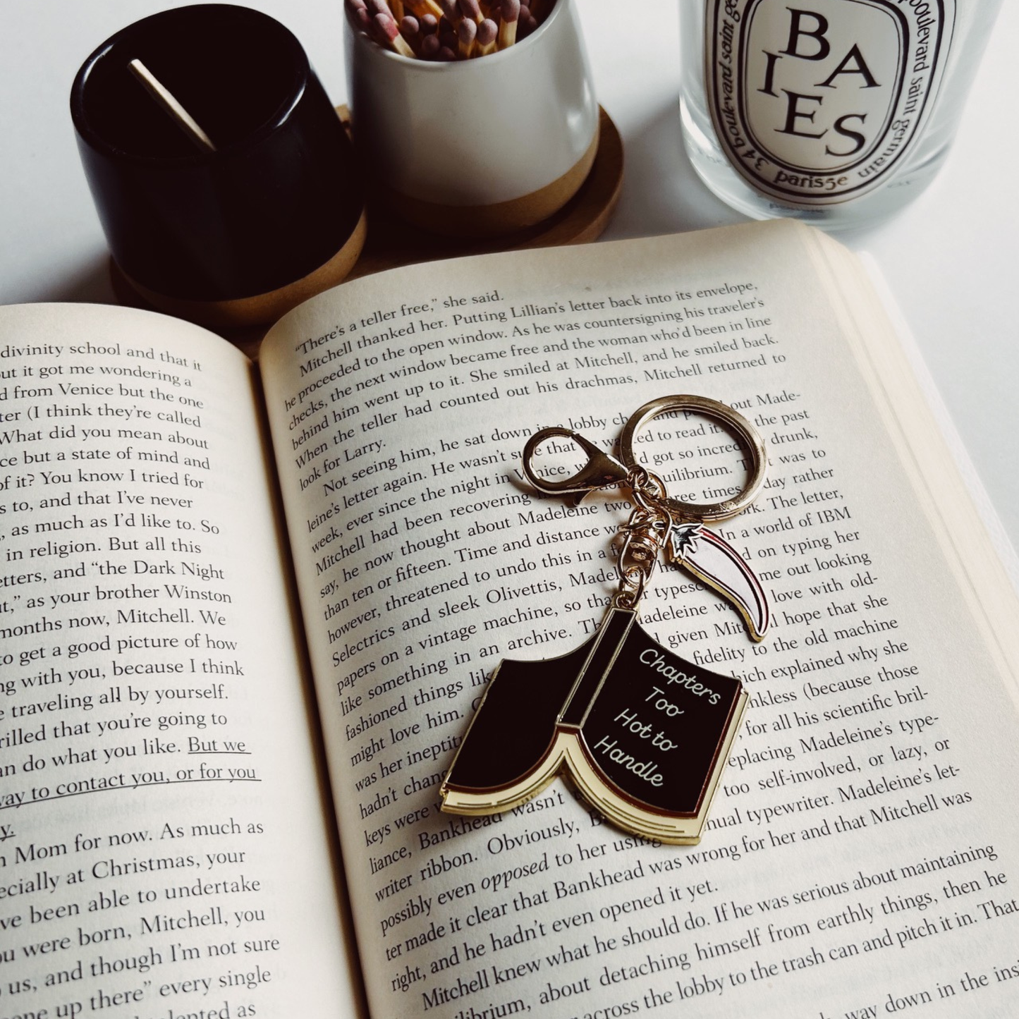 Chapters Too Hot to Handle Keychain and Bag Charm