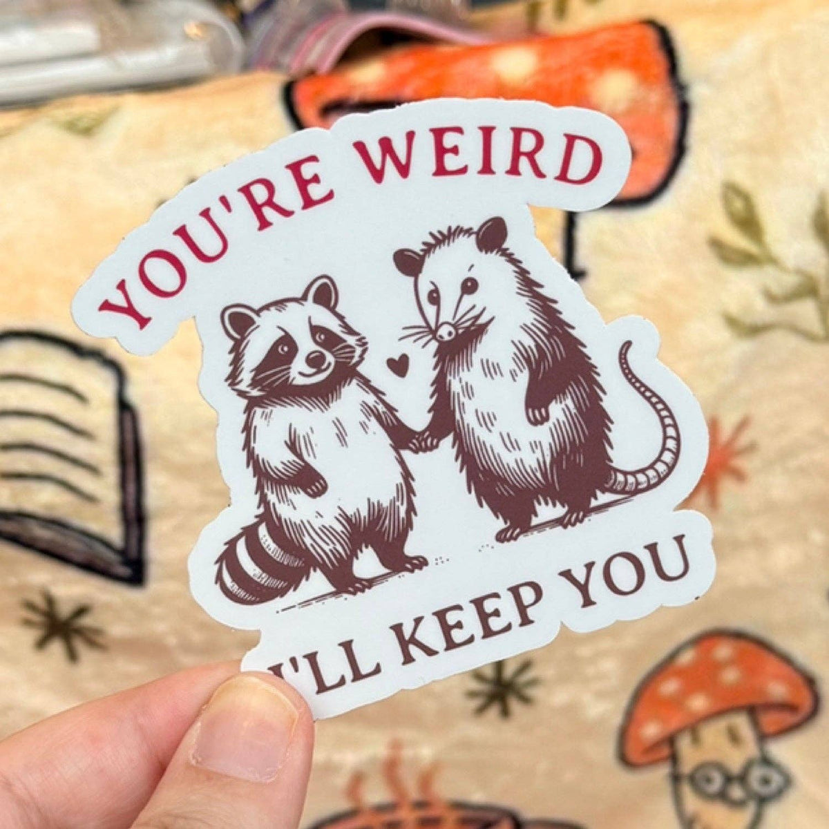 Sprinkles Studios - You’re Weird Vinyl Sticker