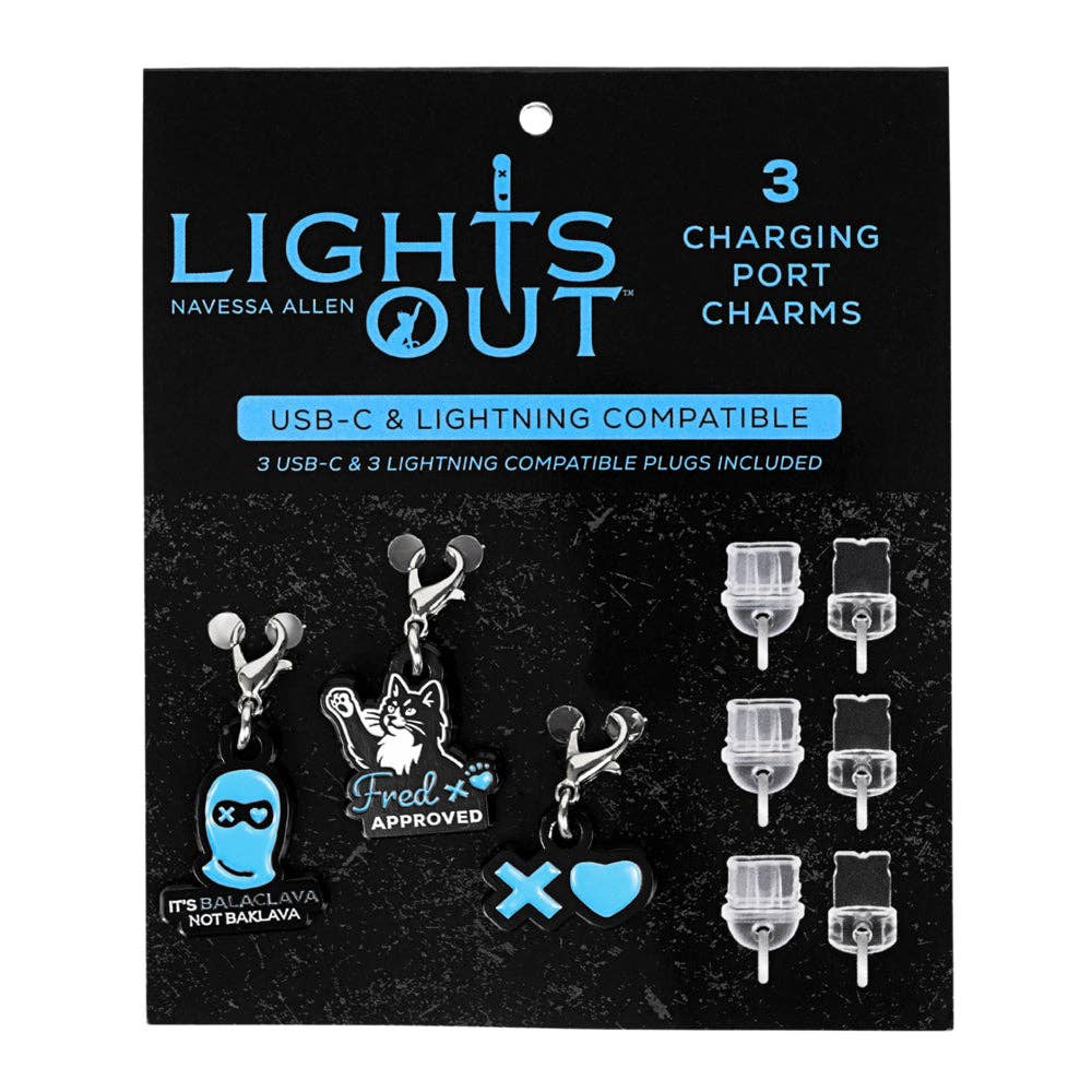 ConQuest Journals - Lights Out Dust Plug Charms (3-Pack)