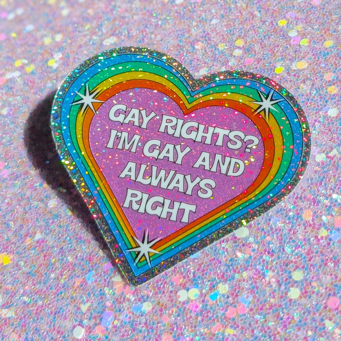 Luxe Trauma - Funny gay rights sticker