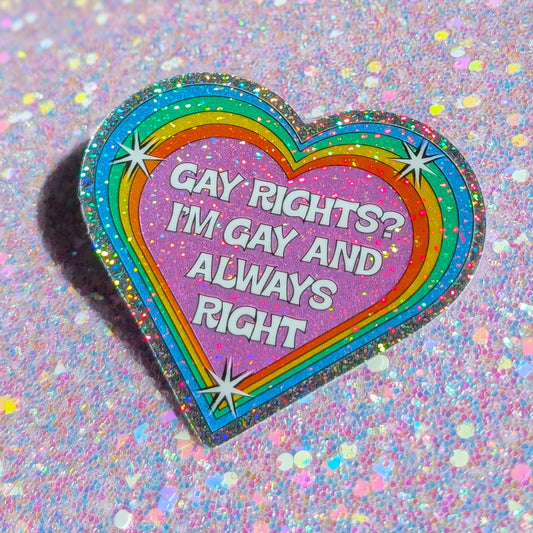 Luxe Trauma - Funny gay rights sticker
