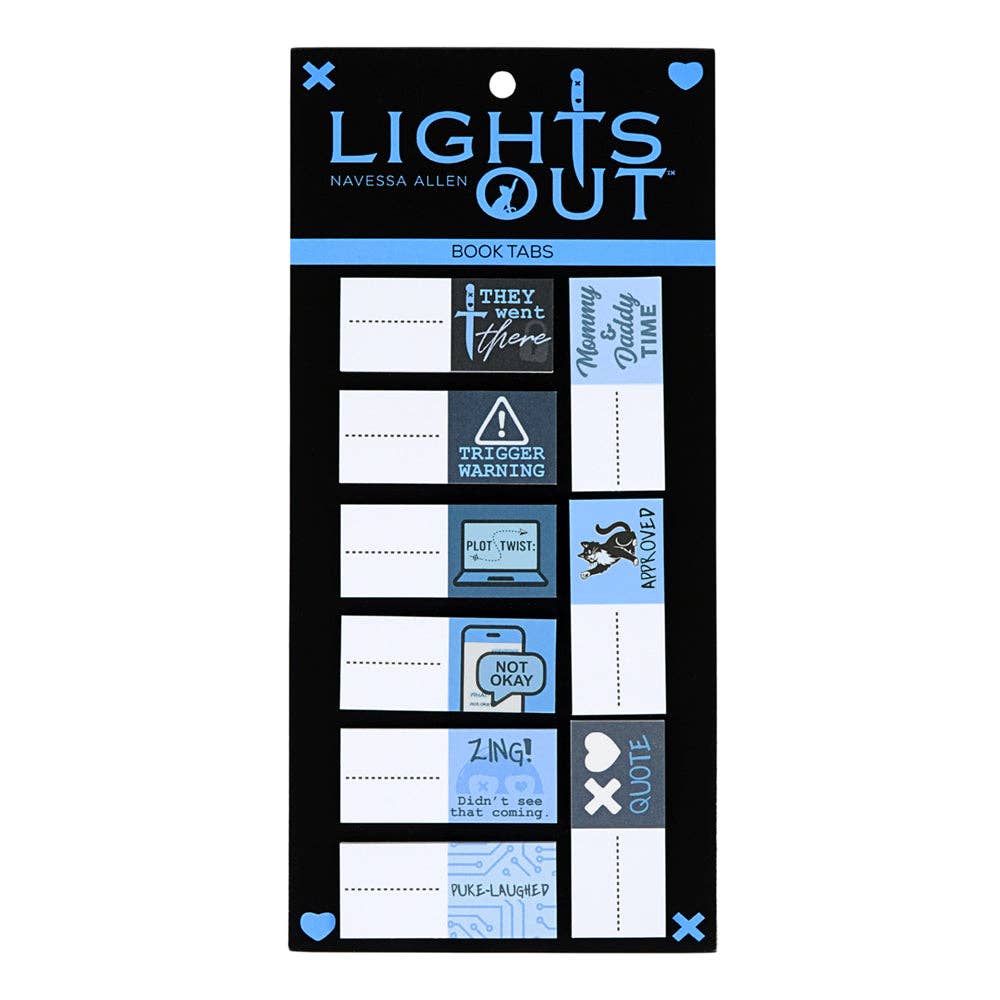 ConQuest Journals - Lights Out Book Annotation Tabs (270-Pack)
