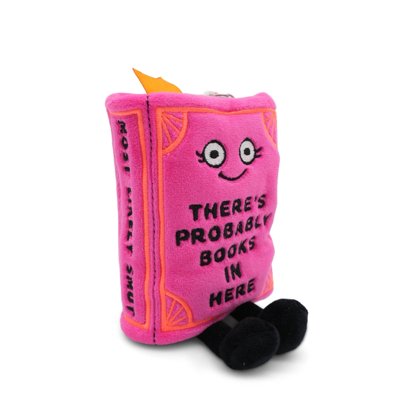 Punchkins - "There's Probably Books In Here" Book Plush Bag Charm