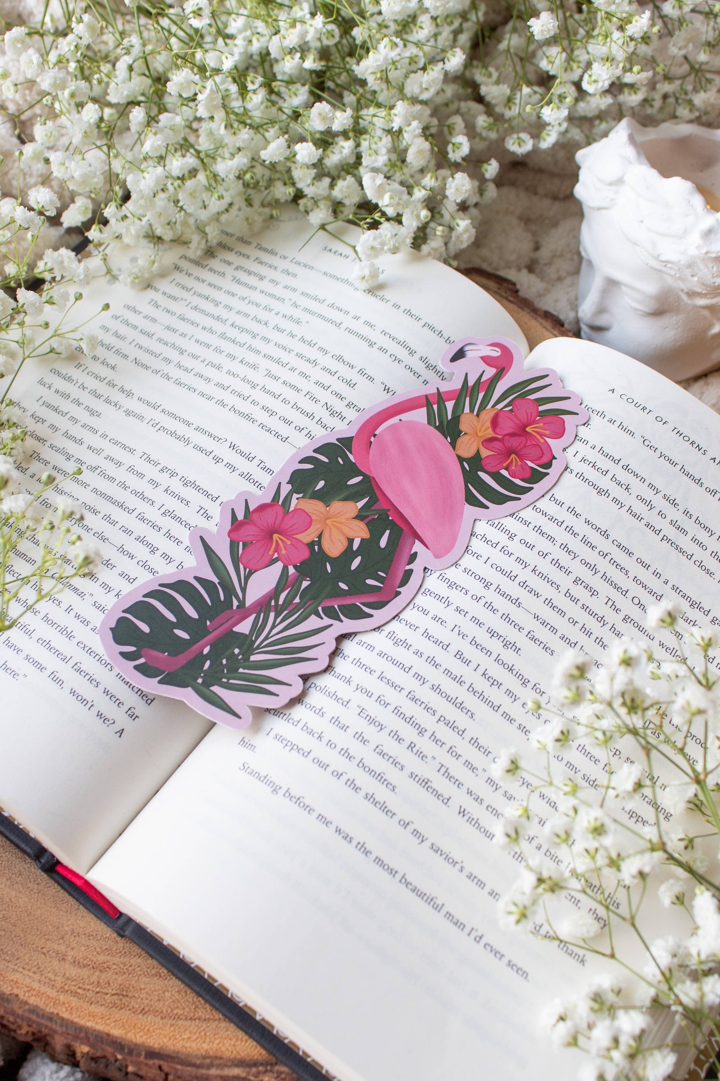 Meaggie Moos - Fabulous Flamingo Summer Die-Cut Bookmark