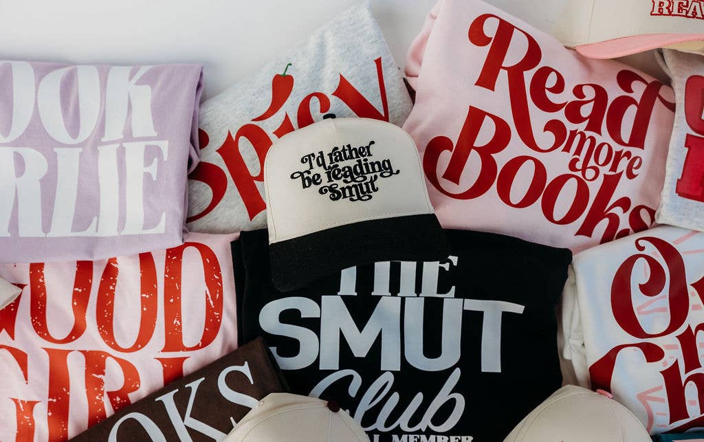I'd Rather Be Reading Smut Vintage Embroidered Trucker Hat