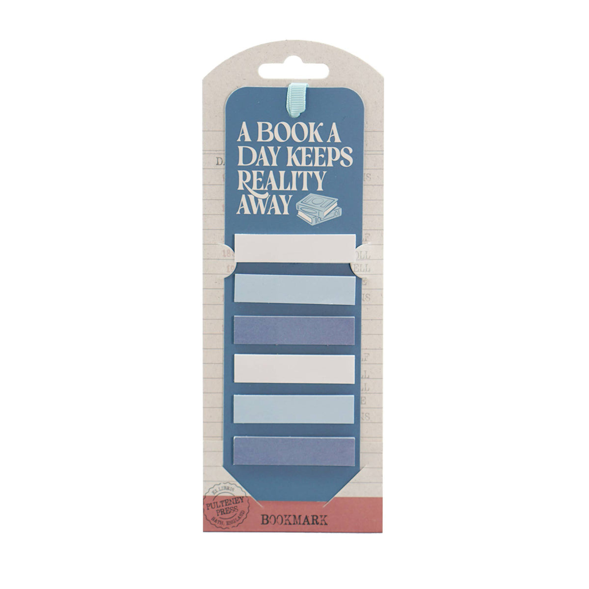 Half Moon Bay By Design - Book Lover Bookmark with Sticky Tabs - Reality Away