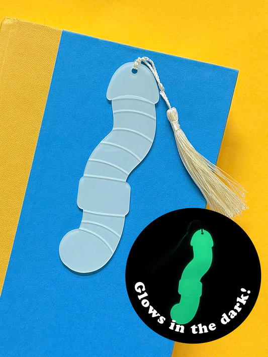 Cockmark - Glow Worm Cockmark Bookmark